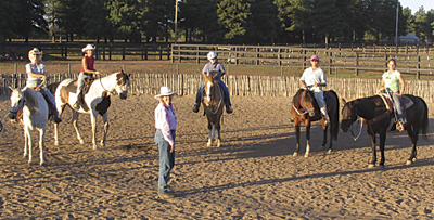 3-day foundation, advancing, progressing clinic in horsemanship for women by Karen Scholl